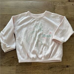 Disney Pink Bambi Sweatshirt size 24 months